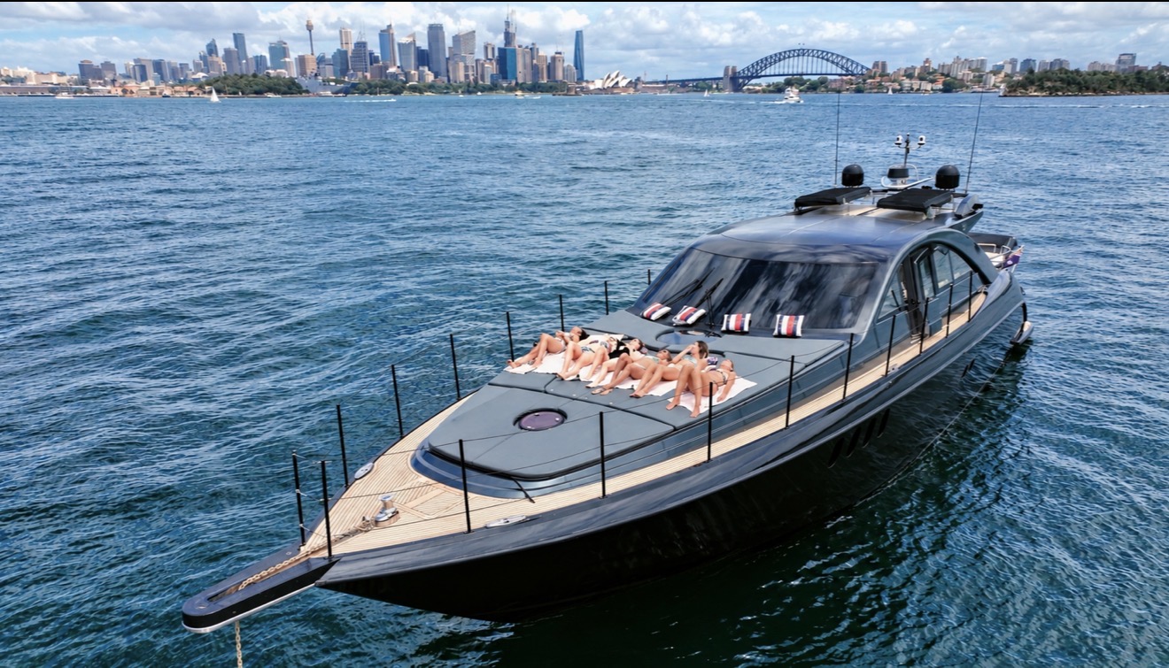 Prestige with the Sydney skyline behind