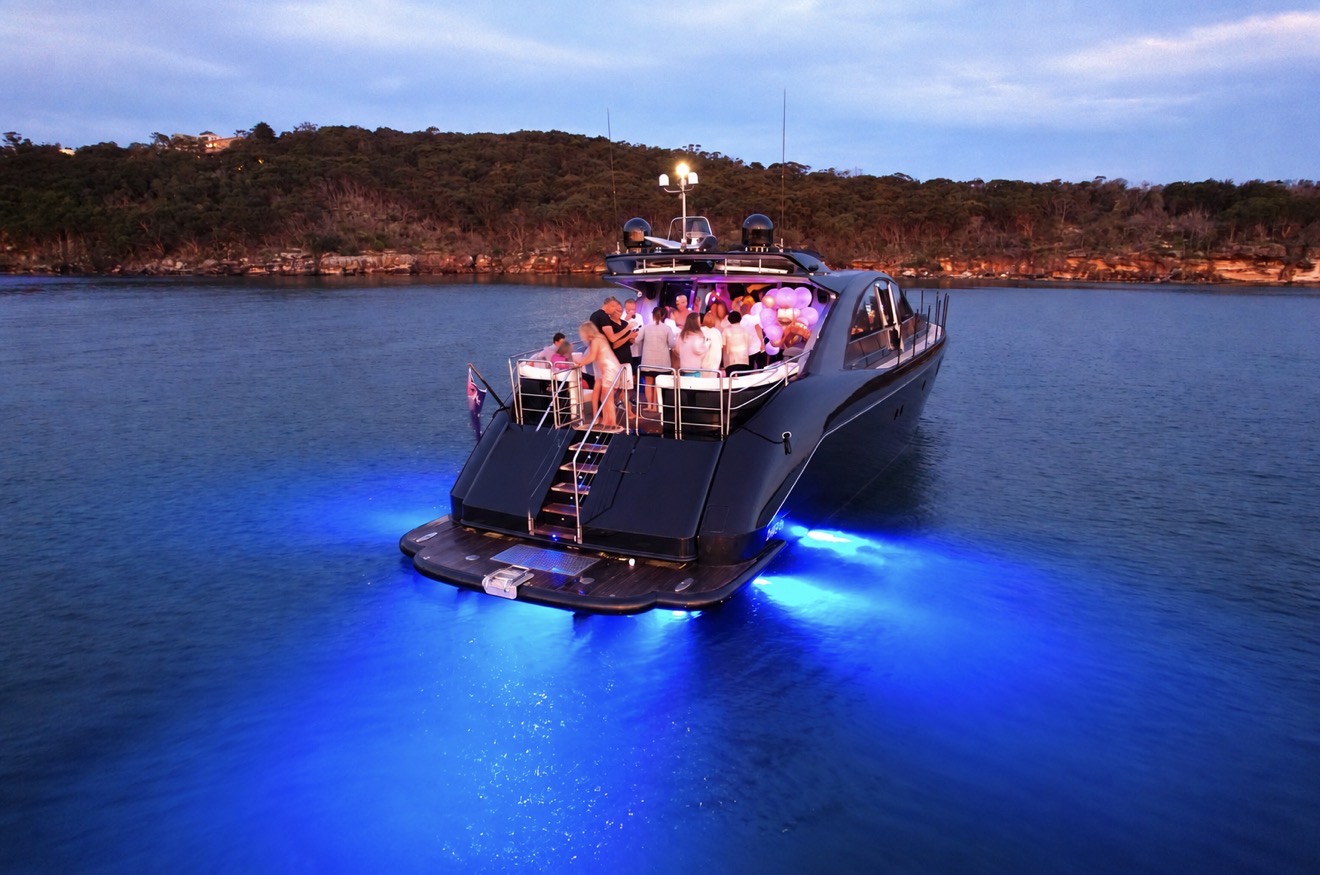 Evening celebration aboard Prestige